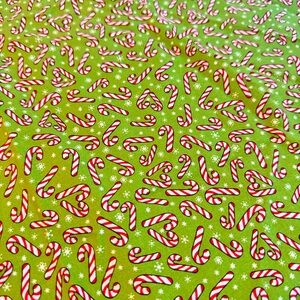 Christmas Green & Red Candy Cane Dog Bandana Scarf